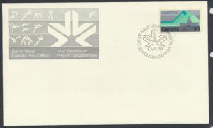 FDC  SG 920 SC# 761 SPECIAL - please read details - Edmonton Games