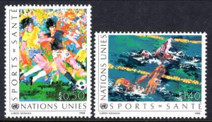 UN Geneva 169-170 Sports MNH VF