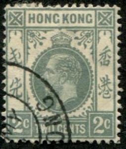 Hong Kong SC# 131 / SG# 118c George V, 2c used