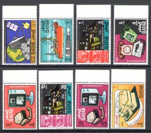 1971 QATAR, SG n. 3455/62 - Telecommunications - MNH**