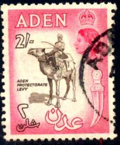 Camel, Aden Protectorate Levy, Aden stamp SC#57A Used