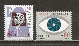 Poland Scott catalog # 2937-2938 Mint NH