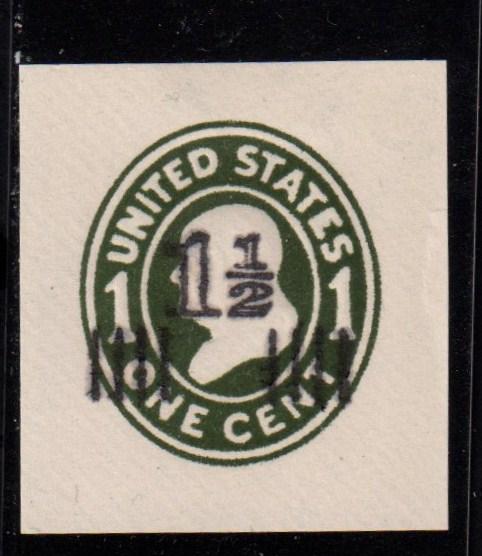 #U510 Franklin Revalued Cut Square  - MInt 