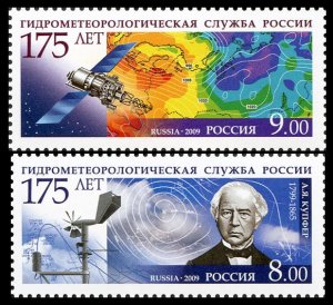 2009 Russia 1548-1549 175 years of the Hydrometeorological Service of Russia