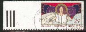 Canada Scott 1116 Christmas 1986 Angel used