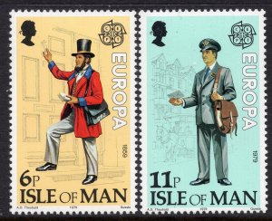 EUROPA CEPT 1979 - Isle of Man- Post and Telecommunications - Postman - MNH Set