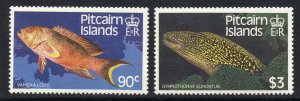 PITCAIRN ISLANDS SG312/3 1988 FISH MNH