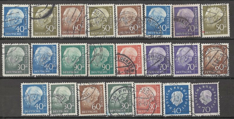 COLLECTION LOT # 4061 GERMANY 23 STAMPS CLEARANCE 1956+ CV+$14