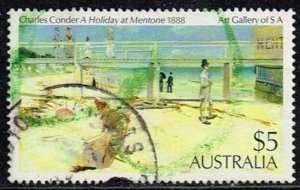 Australia 1984,Sc.#578 used  painting: A Holiday at Mentone, Charles Conder