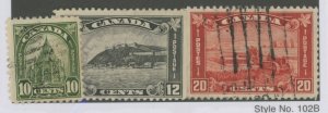 Canada #173-75 Used Multiple