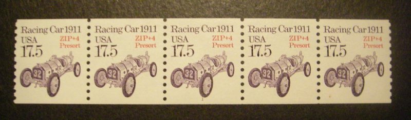 Scott 2262a, 17.5 cent Racing Car, PNC5 #1, MNH Transportation Beauty