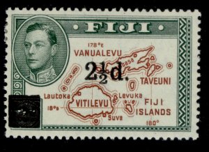 FIJI GVI SG267, 2½d on 2d brown & green, M MINT.