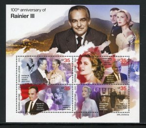 SIERRA LEONE 2023 100th ANNIVERSARY OF RAINIER III W/GRACE KELLY SHEET MINT NH