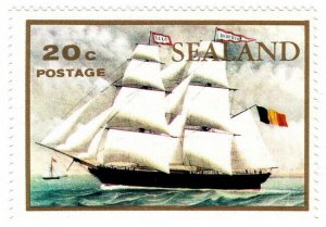 (I.B) Cinderella Collection : Sealand 20c (Clipper Series) 