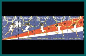 Marshall Islands 1988 Olympics, MNH  189,SG171-SG175