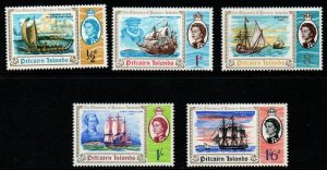 PITCAIRN ISLANDS SG64/8 1967 DISCOVERY OF PITCAIRN MOUNTED MINT