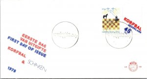 Netherlands FDC 1978 - Korfball & Chess - F28962