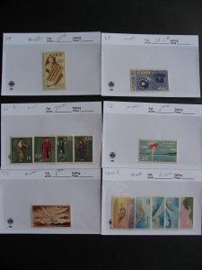 Ryukyu MNH arranged in sales cards, check them out!