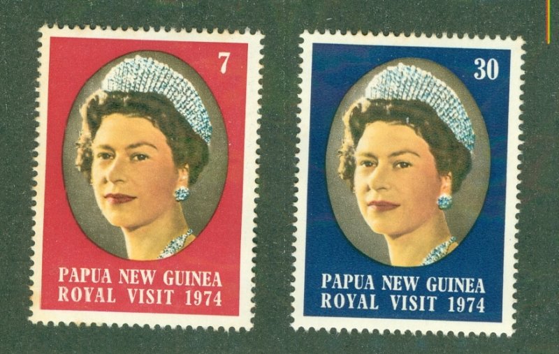 PAPUA NEW GUINEA 397-8 MH BIN $1.25