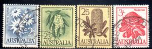 Australia   327//330 U, (4 hi-values)    CV$2.80