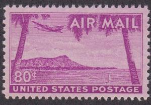 U.S. # C46, Hawaii - Diamond Head, NH, Half Cat