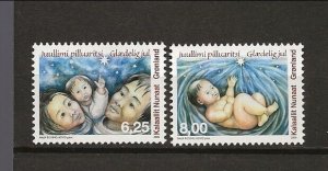 Greenland Sc 555-6 NH SET of 2009 - Christmas