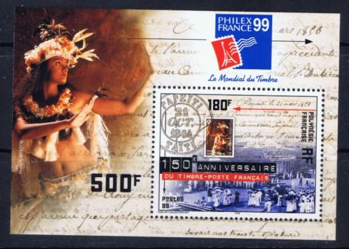 French Polynesia 761a NH 1999 Souvenir Sheet 