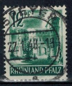 Germany - French Occupation - Rhine Palatinate - Scott 6N4