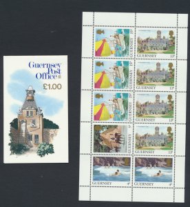 Guernsey  SG SB27  as sheet with booklet   SC# 296a  MNH see scan / details