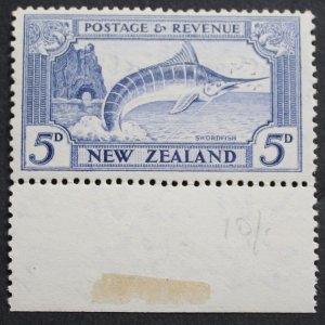 New Zealand 1936 Five Pence SG 584 u/mint