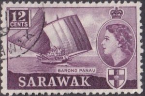 Sarawak #203 Used