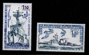 FSAT TAAF Scott 84-85 MNH**  1979  Exploration Ship  stamp set