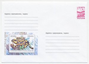 Postal stationery Ukraine 2000 Salamander