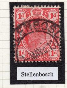 Transvaal Interprovincial Period Ed VII Postmark on 1d. Stellenbosch 243824