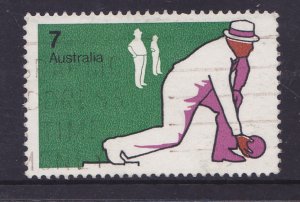Australia #595 -1974 Non Olympic Sports- Bowls -used 7c