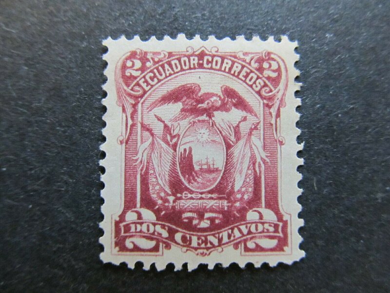 A4P46F47 Ecuador 1881 2c mh*