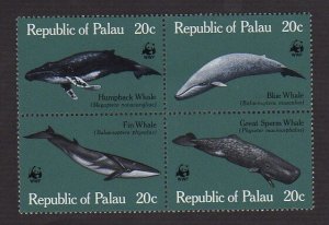 Palau 1983 Sc 24-27 WWF set MNH