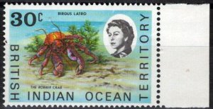 ZAYIX British Indian Ocean Territory 21 MNH Robber Crab Marine Life 071423S23M