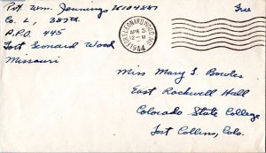 United States A.P.O.'s Soldier's Free Mail 1944 Fort Leonard Wood, Mo. [A.P.O...