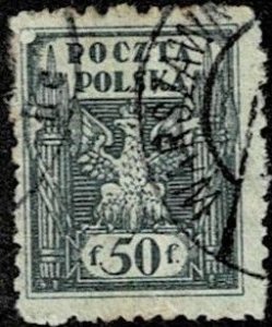 1919 Poland Scott Catalog Number 102 Used