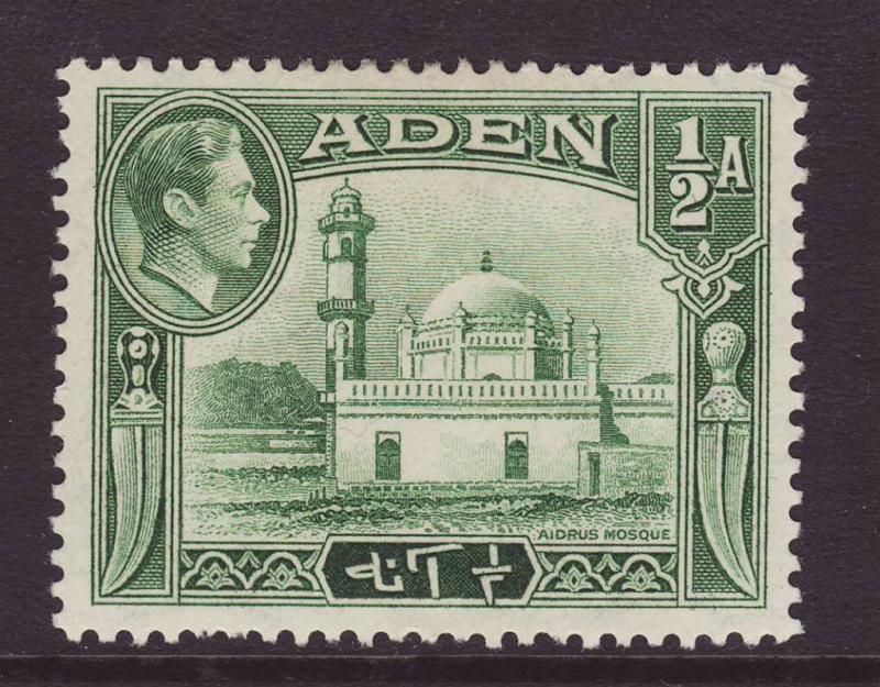 1939 Aden ½ Anna Mosque Stamp Mint