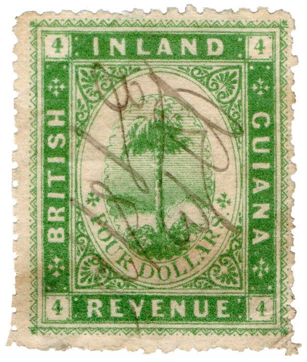 (I.B) British Guiana Revenue : Inland Revenue $4