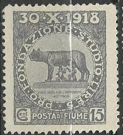 Fiume B6 mint CV $47.50