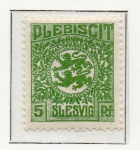 North Schleswig 1920 Early Issue Fine Mint Hinged 5pf. NW-140628