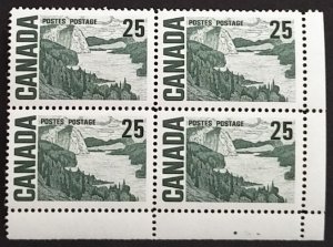 Canada 465ii Corner Block LR VF MNH