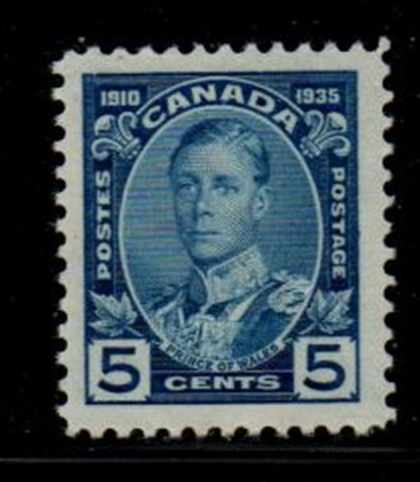 Canada Sc 214 1935 5 c Prince of Wales stamp mint NH