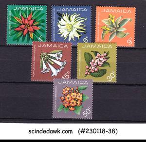 JAMAICA - 1973 FLOWERS - 6V - MINT NH