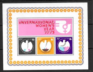 SINGAPORE SGMS267 1975 INTERNATIONAL WOMEN'S YEAR  MTD MINT