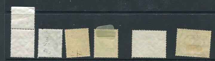 Germany 1934 Mi 530 and 532 and 535 and 538-9 Used/Unused  5834