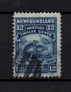 Newfoundland 1897 12C Grouse SG74 Fine Used WS36758